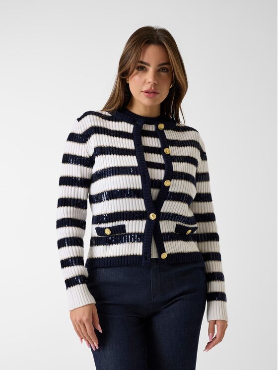 Guess Guess Svetr 180736 Modrá Classic Fit