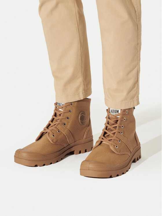 Palladium Palladium Schnürstiefeletten Pallabrousse 00069-255-M Braun