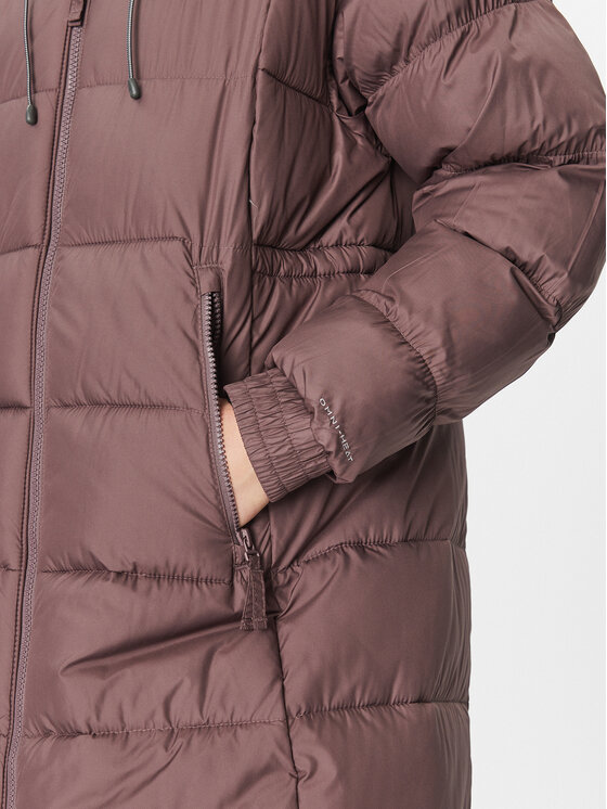 Columbia Columbia Zimní bunda Pike Lake™ II Long Jacket Hnědá Regular Fit