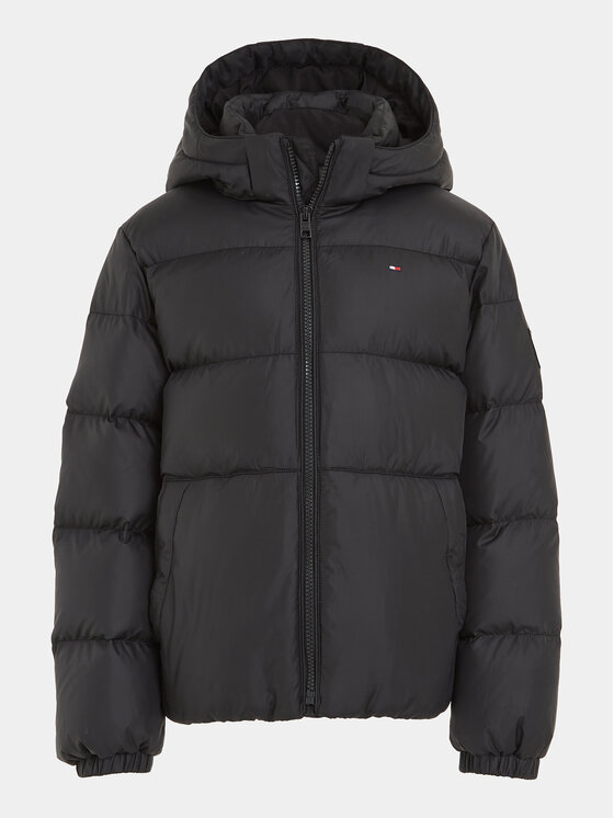 Tommy Hilfiger Tommy Hilfiger Μπουφάν χειμωνιάτικο Essential KB0KB08341 D Μαύρο Regular Fit