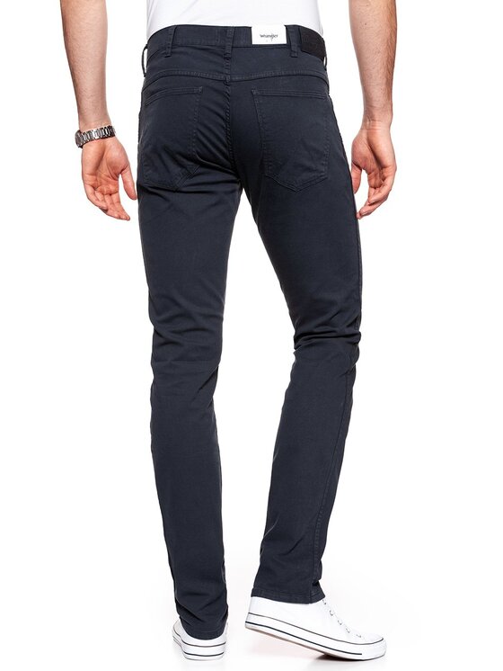 Wrangler Wrangler Spodnie materiałowe LARSTON Niebieski Slim Fit