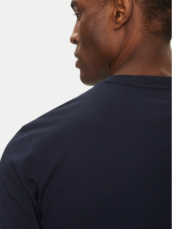 Lacoste Lacoste T-shirt TH8916 Tamnoplava Regular Fit