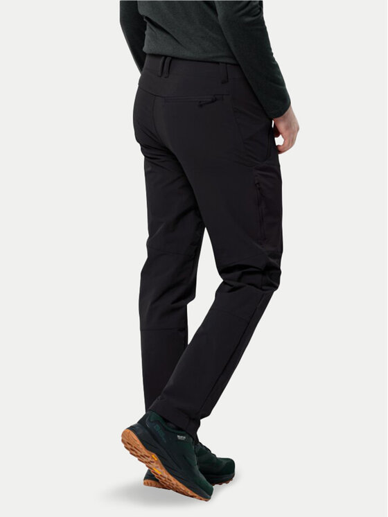 Jack Wolfskin Jack Wolfskin Kültéri nadrág Glastal 1508531 Fekete Regular Fit
