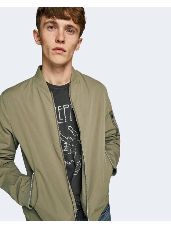 Jack&Jones Jack&Jones Παλτό JJERUSH BOMBER NOOS Πράσινο To Fit