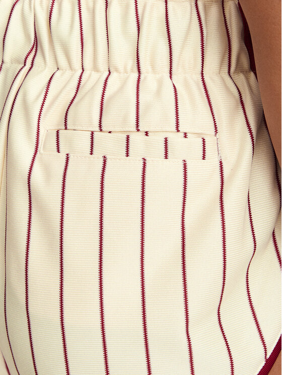 adidas adidas Sport rövidnadrág Pinstripe Firebird KR9553 Krém Loose Fit