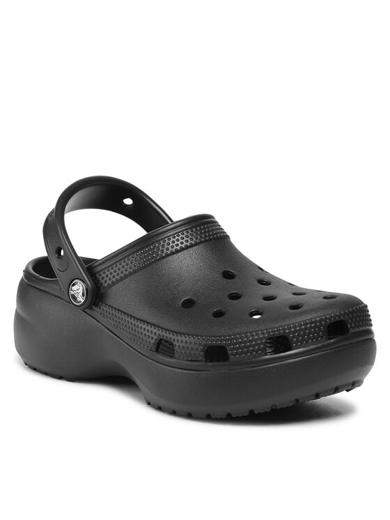 Crocs Crocs Παντόφλες Classic Platform Clog 206750 Μαύρο