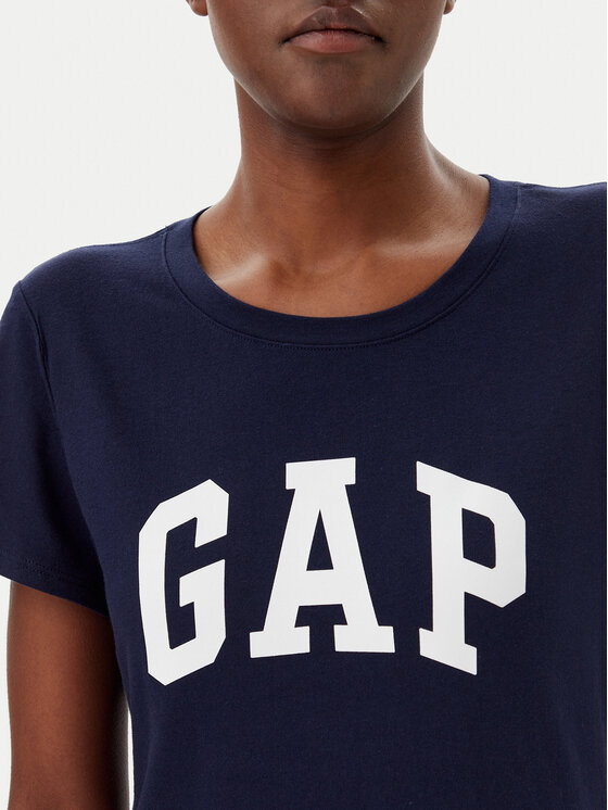 Gap Gap Tričko 729555-00 Tmavomodrá Regular Fit