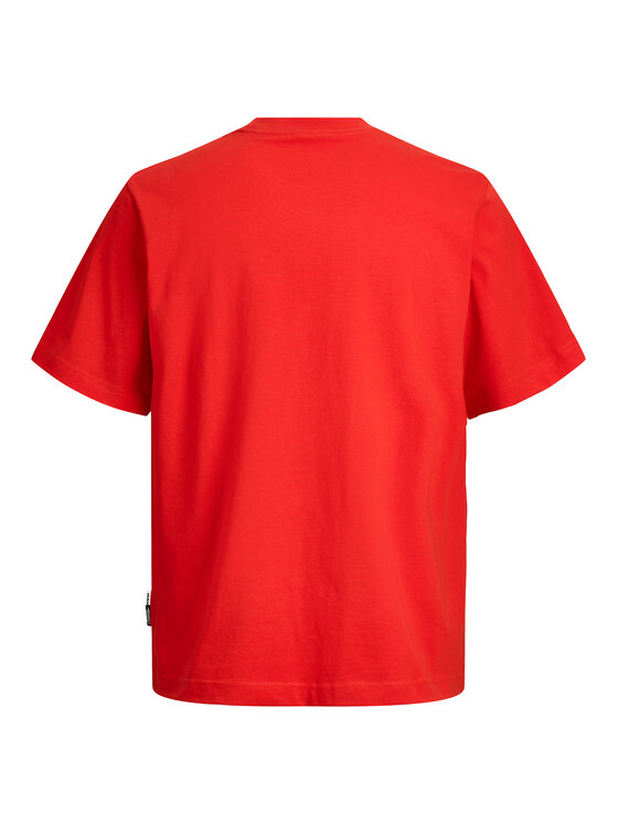 Jack & Jones Jack & Jones T-Shirt Club 12289868 Czerwony Relaxed Fit