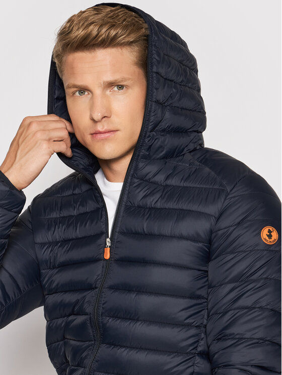 Giubbotto piumino D30650M GIGA13 Blu scuro Regular...