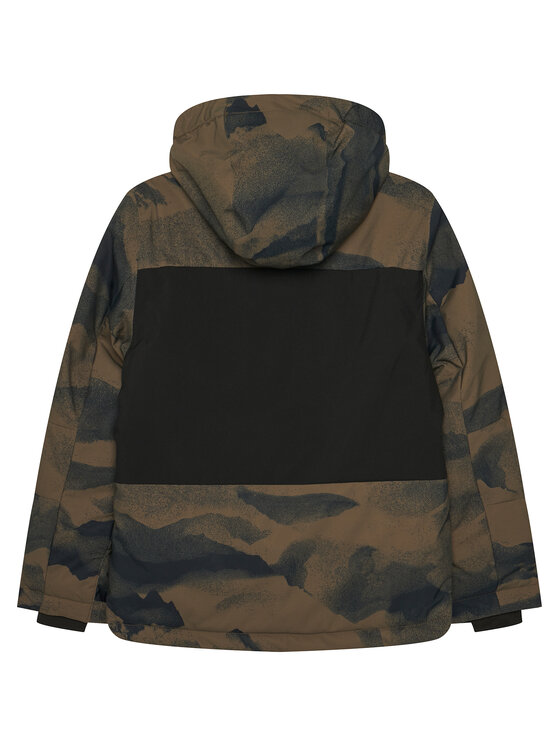 Quiksilver Quiksilver Kurtka snowboardowa Side Hit EQBTJ03195 Khaki Regular Fit