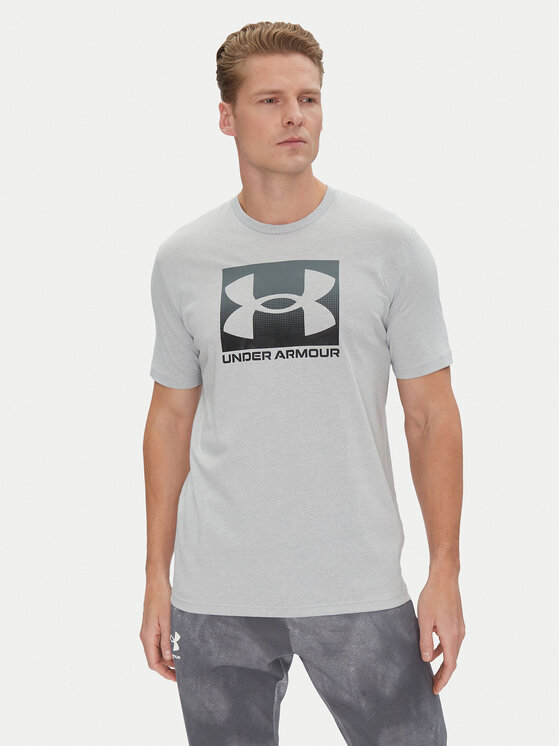 Under Armour Tričko Boxed Sports 1386793 Sivá Loose Fit