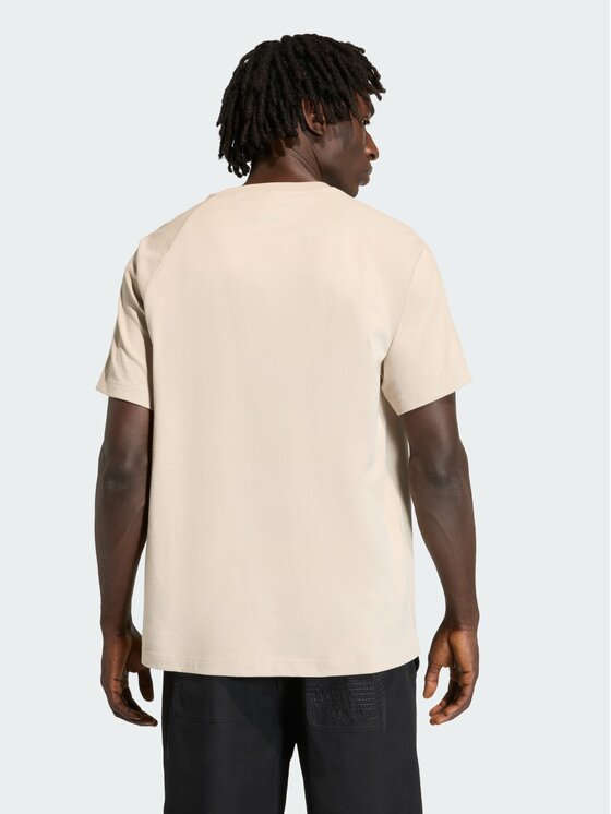adidas adidas T-Shirt Premium Essentials Tee Beżowy Loose Fit