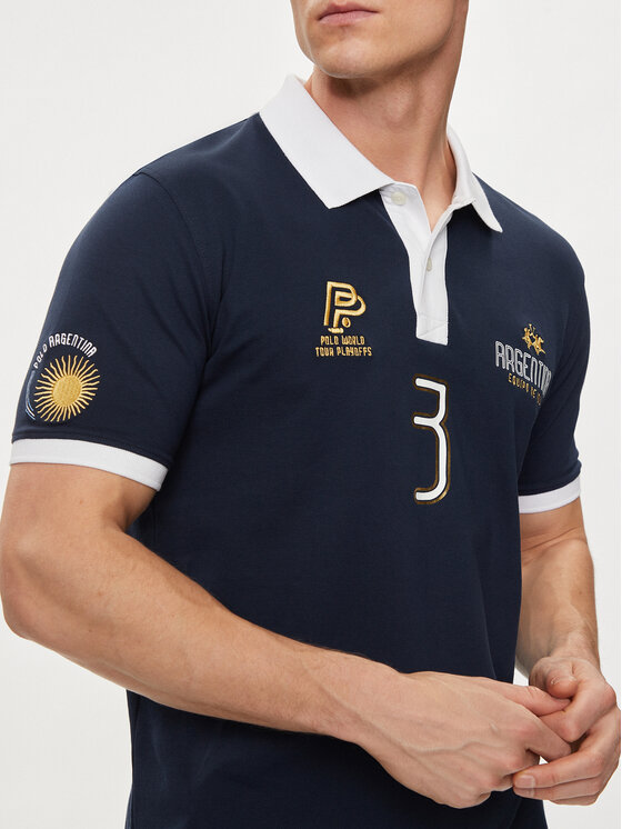 La Martina La Martina Polo särk YMP305 PK001 Tumesinine Regular Fit