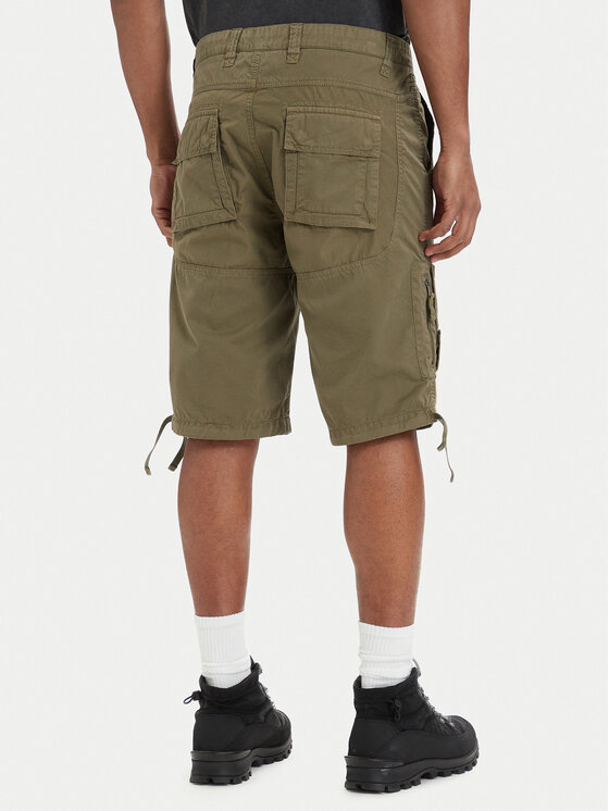 Aeronautica Militare Aeronautica Militare Pantaloncini di tessuto 261BE0041UCT01122 Verde Regular Fit