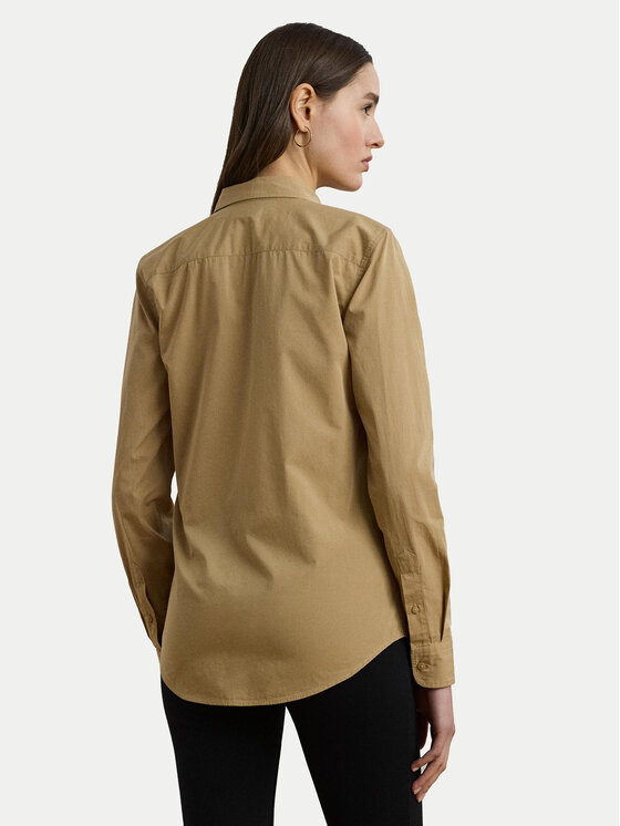 LAUREN RALPH LAUREN LAUREN RALPH LAUREN Πουκάμισο 200925378002 Μπεζ Relaxed Fit