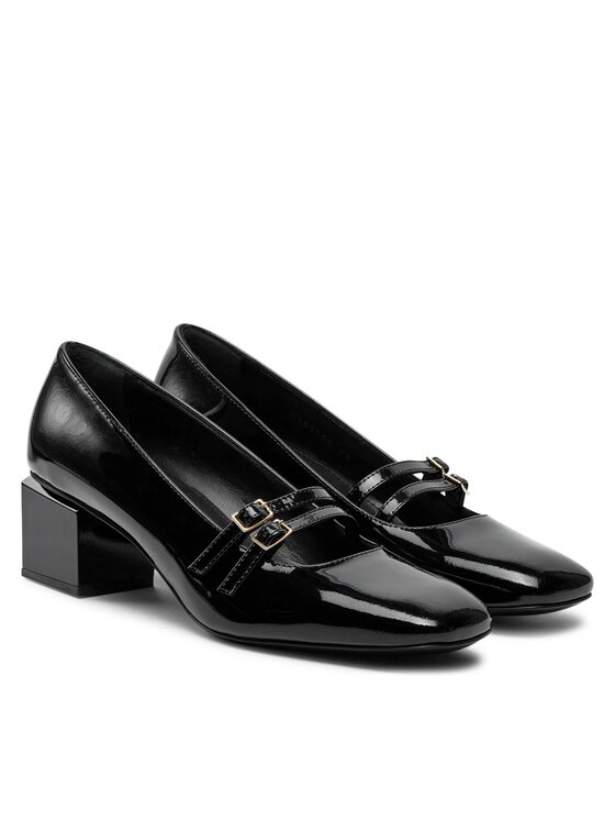 AGL AGL Czółenka Angie Mary Jane D169008PCMOON.0000 Czarny