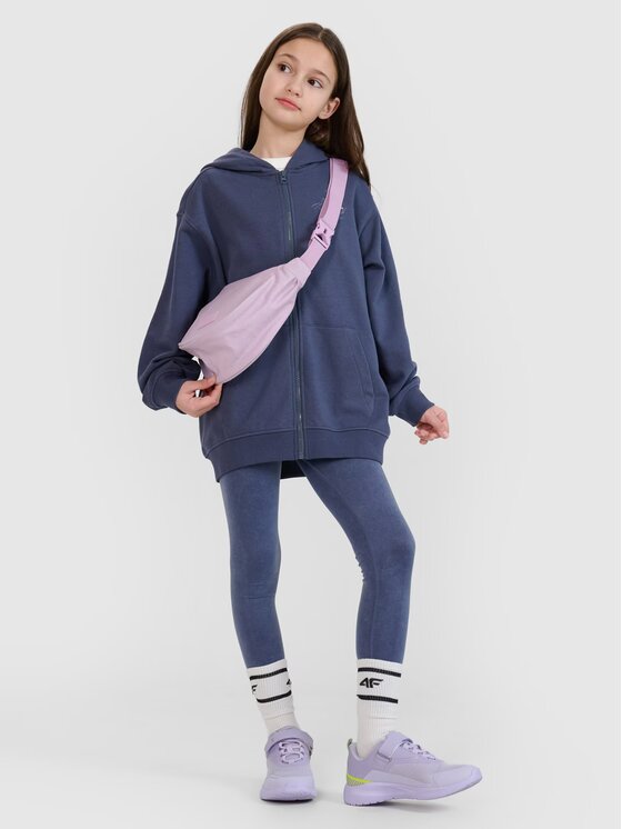 4F 4F Bluza 4FJWSS25TSWSF1482-22S Czarny Oversize