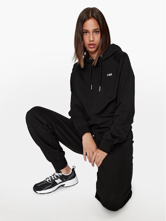 Fila Fila Majica dugih rukava FAW0457 Crna Regular Fit