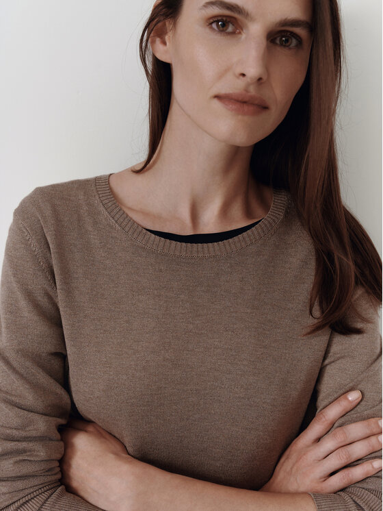 TATUUM TATUUM Sweter SKIMI Brązowy Classic Fit