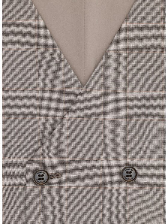 Pako Lorente Pako Lorente Kamizelka garniturowa P26SF-8X-002 Brązowy Slim Fit