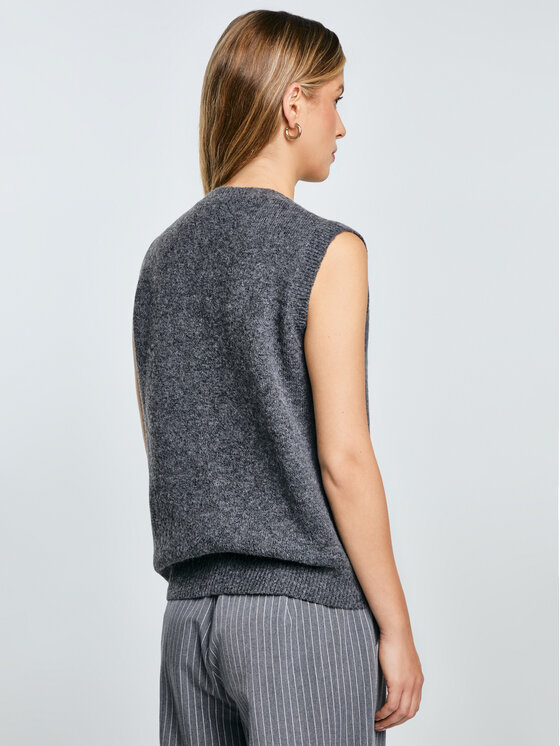 BIG STAR BIG STAR Kamizelka VESTA Szary Basic Fit