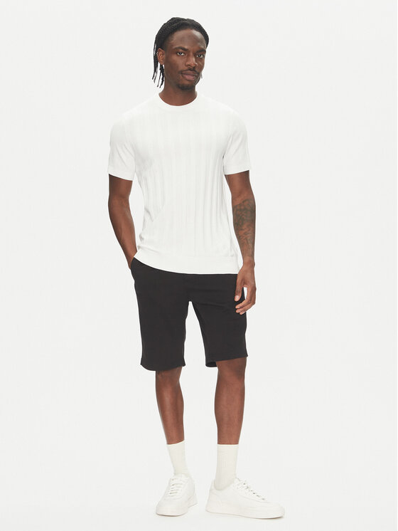 Lindbergh Lindbergh Пуловер 30-804064 Бял Relaxed Fit