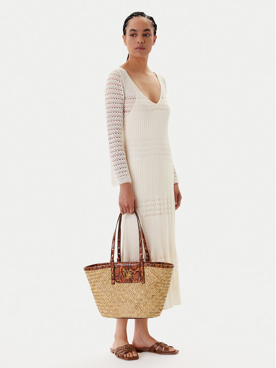 PINKO PINKO Táska Love Summer Basket PE 25 PLTT 103324 A2GO Bézs