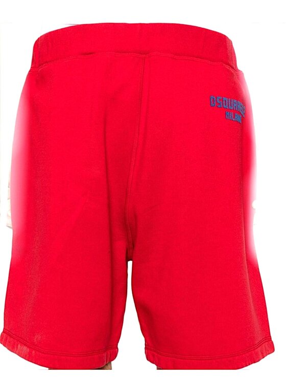 Dsquared2 Dsquared2 Pantaloncini di tessuto S74MU0897 Rosso Regular Fit