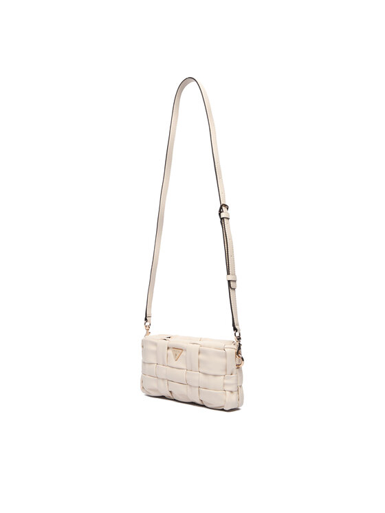 Guess Guess Дамска чанта Marion Mini HWWG80 72720 Екрю