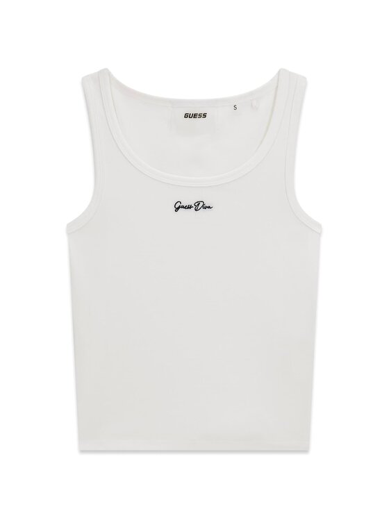 Guess Guess Top 183068 Biały Classic Fit