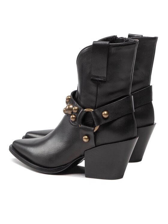PINKO PINKO Botki Cannella Stivale AI 22-23 BLKS1 1H214D A072 Czarny