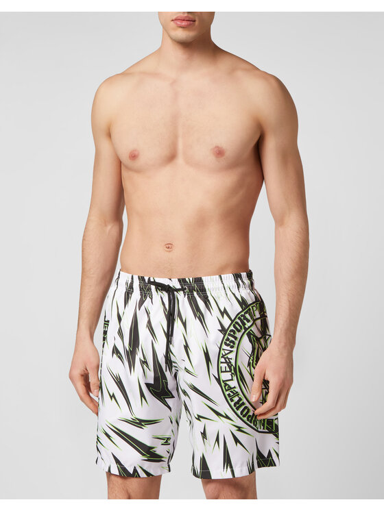 Plein Sport Plein Sport Szorty 2531 Biały