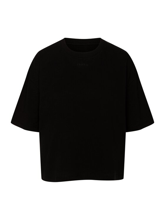 Esotiq Esotiq Bluzka 42493 Czarny Regular Fit