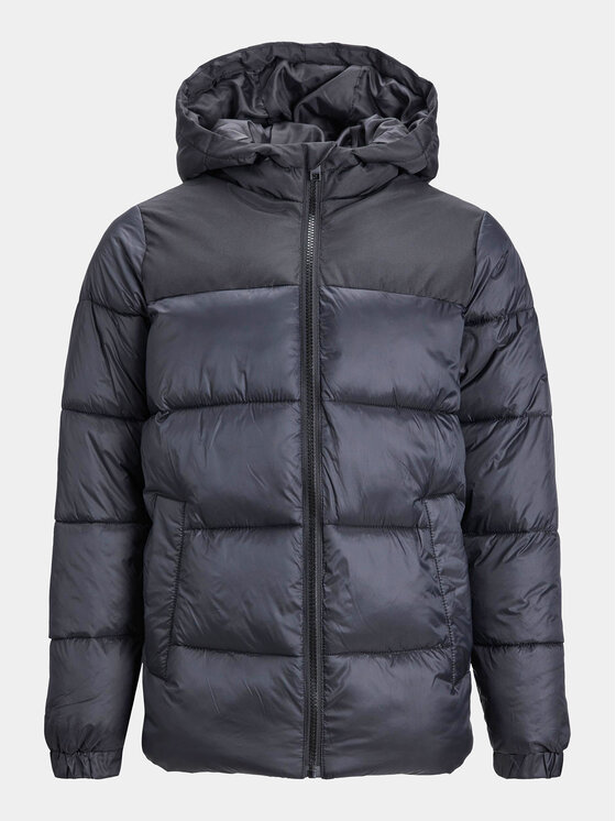 Jack & Jones Junior Jack & Jones Junior Télikabát 12236884 Fekete Regular Fit