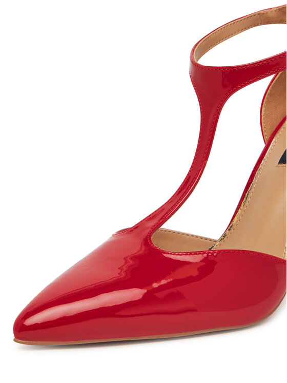 Nine West Nine West Pantofi cu toc subțire WS21582-01 Roșu
