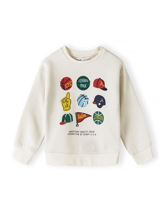 minoti minoti Bluza 33FLEECE201 Kolorowy Regular Fit