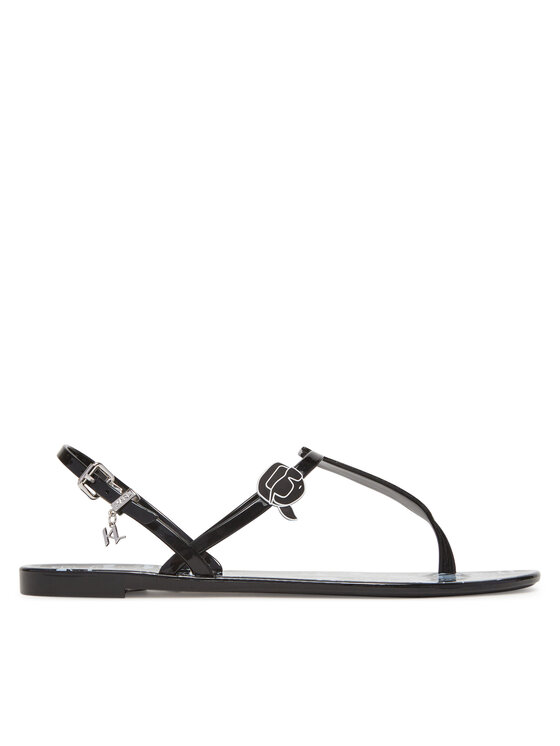KARL LAGERFELD KARL LAGERFELD Sandály Jelly KL80002G Černá