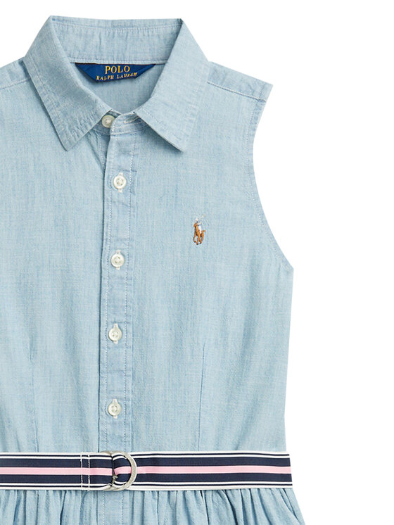 Polo Ralph Lauren Polo Ralph Lauren Rochie tip cămașă 313934151001 Albastru celest Regular Fit