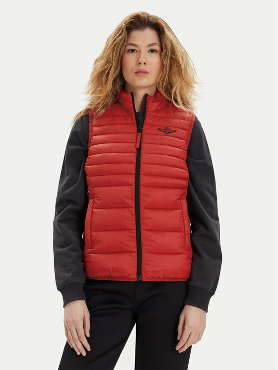 Aeronautica Militare Aeronautica Militare Varrukateta jakk 241AB2143DCT3246 Punane Regular Fit