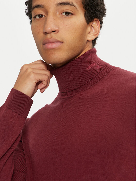 HUGO Hugo Dolcevita San Thomas-M 50474174 Bordeaux Slim Fit