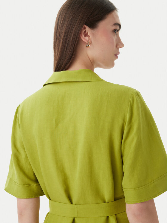 Marella Marella Рокля тип риза Detto 2615221082 Зелен Regular Fit