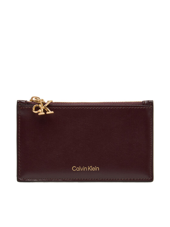Calvin Klein Calvin Klein Kaardihoidik Ck Zip Cardcase 6Cc LV04F1076G Bordoopunane