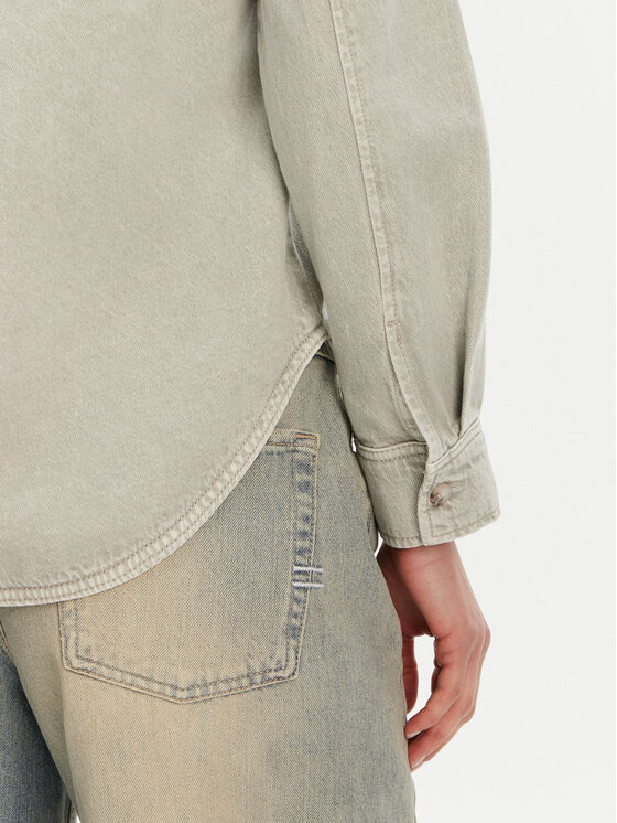 ONLY ONLY Jeanshemd Silla 15338783 Grün Slim Fit