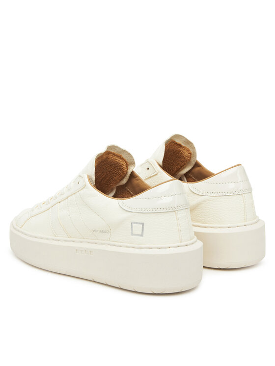 D.A.T.E. D.A.T.E. Sneakersy Hill Low Platform W431-HP-MN Écru