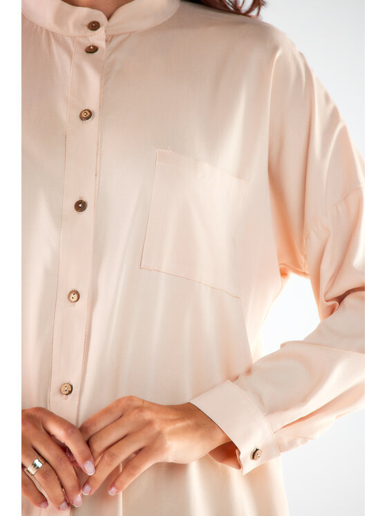 Awama Awama Camicia A525 Beige Basic Fit