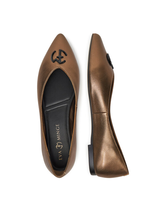 Eva Minge Eva Minge Ballerinas LEILA-SLT14086-1 Goldfarben