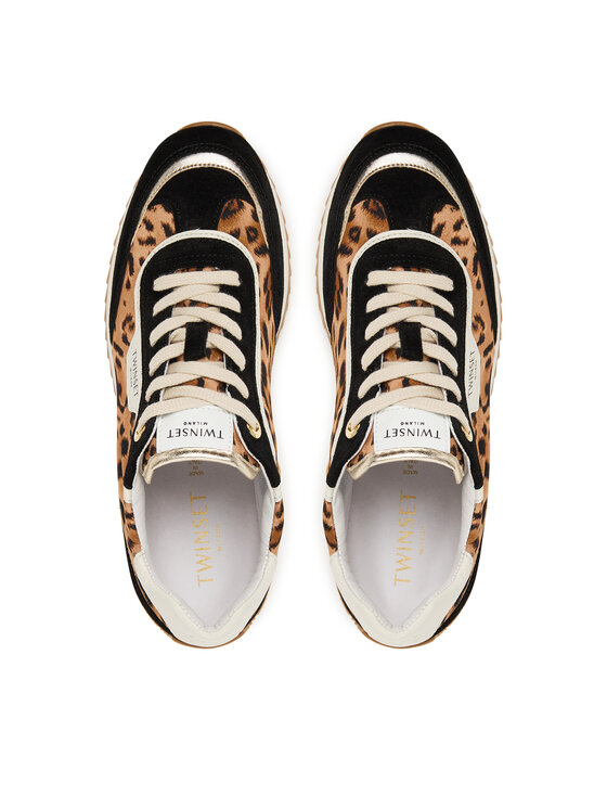 TWINSET TWINSET Sneakersy 252TCP028 Brązowy