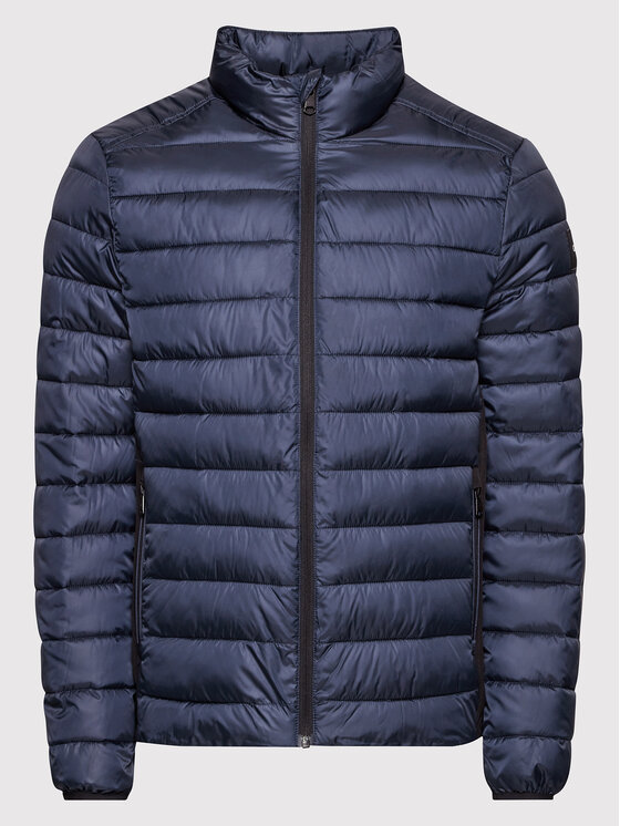 Calvin Klein Calvin Klein Μπουφάν μεταβατικό Recycled Side K10K108291 Σκούρο μπλε Regular Fit