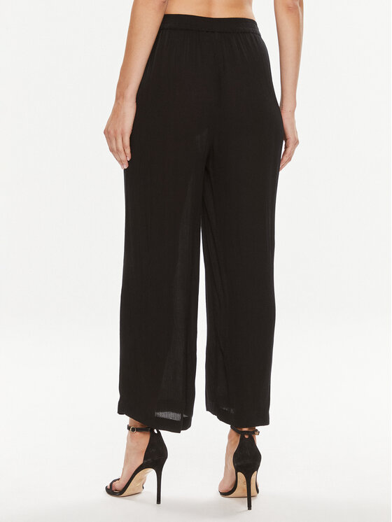 Kaffe Kaffe Pantaloni din material Dacia Amber 10506454 Negru Loose Fit