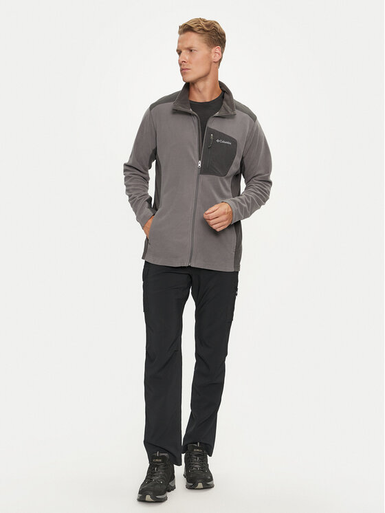 Columbia Columbia Fleecejacke Klamath Range™ 2013604 Grau Regular Fit